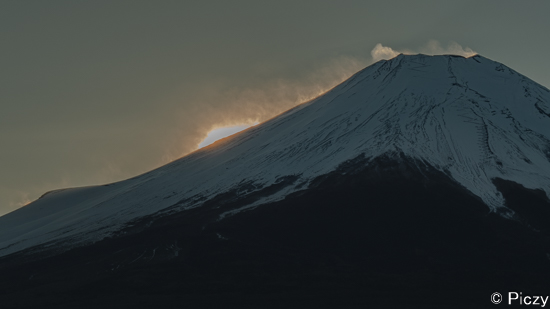 Lightroomの操作後の富士山の写真