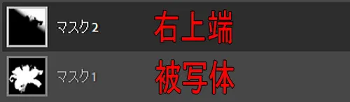 ２つのマスク