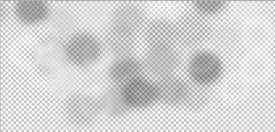 ソフト円ブラシで描いた玉ボケ