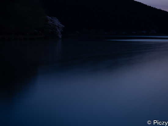 5時前に撮影した田貫湖